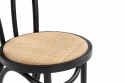 Stuhl \'Bistro\' - Rattan/Schwarz