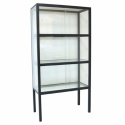 Vitrine - Schwarz / Esche