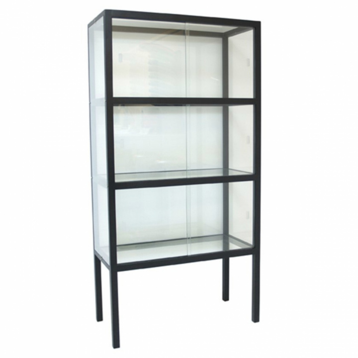 Vitrine - Schwarz / Esche
