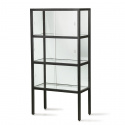 Vitrine - Schwarz / Esche