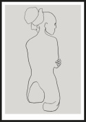 Plakat - Weibliche Linien l