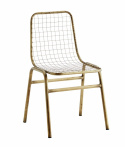 Stuhl - Messing / Eisen Mesh