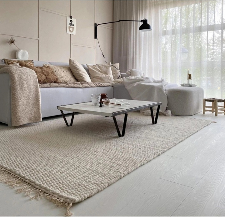 Wollteppich \'Cartmel\' - Offwhite in der Gruppe Teppiche / Wollteppiche bei Reforma (H100033)