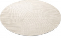 Runder Teppich \'Devon\' - Cremefarben
