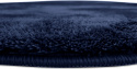 Runder Teppich \'Aranga Super Soft\' - Dunkelblau