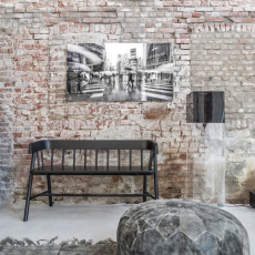 Küchentheke / Gartentheke - Schwarz | Bänke - Sitzplätze - MÖBE