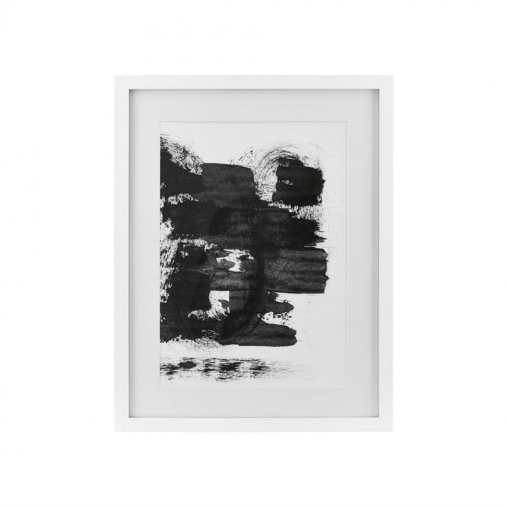 Gemälde 'Schwamm' - Weißer Rahmen - Hausarzt