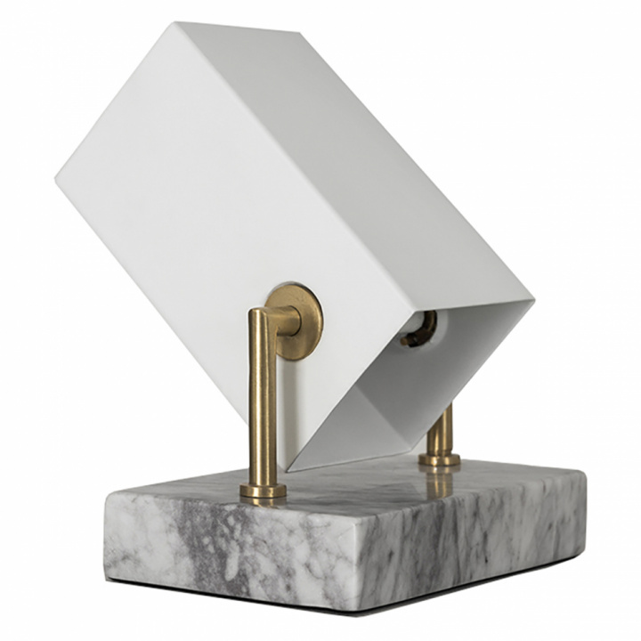 Tischleuchte 'Box' -Weiß