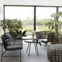 Sessel - Rattan/schwarz