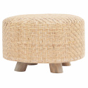 Puff \'Weave\' - Rattan