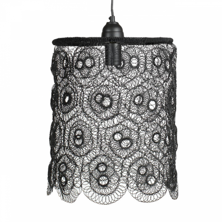 Deckenleuchte 'Sonnenblume' - Schwarz