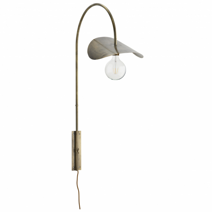 Wandleuchte 'Pileus' - Messing