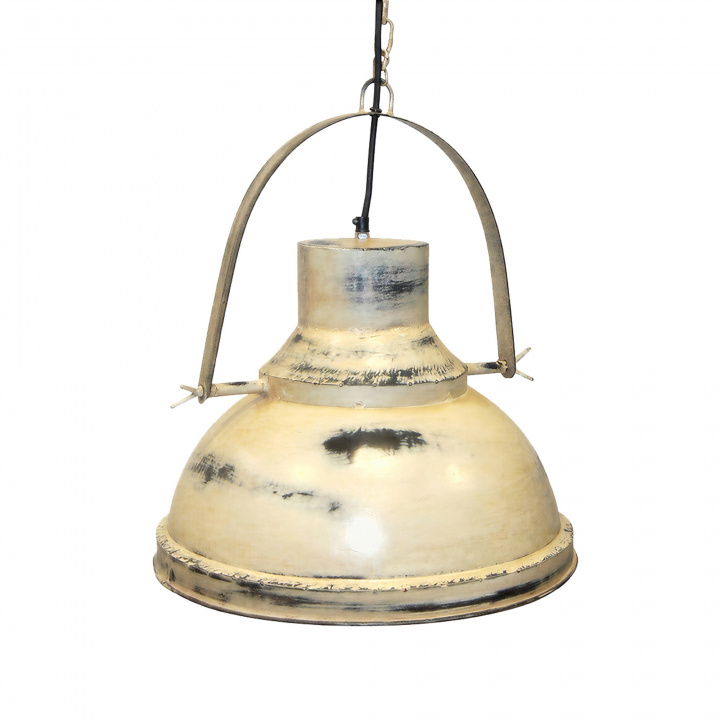 Factorylampa Vintage - Weiß patiniert