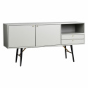 TV-Bank \'Creme\' - Grau