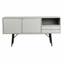 TV-Bank \'Creme\' - Grau