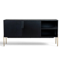 Sideboard \'Frölunda\' - Schwarz/Gold