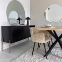 Sideboard \'Frölunda\' - Schwarz/Gold