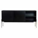 Sideboard \'Frölunda\' - Schwarz/Gold
