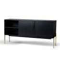 Sideboard \'Frölunda\' - Schwarz/Gold