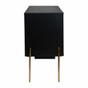 Sideboard \'Frölunda\' - Schwarz/Gold