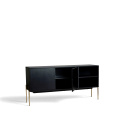 Sideboard \'Frölunda\' - Schwarz/Gold