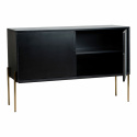 Sideboard \'Frölunda\' - Schwarz/Gold