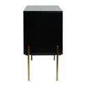 Sideboard \'Frölunda\' - Schwarz/Gold