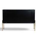 Sideboard \'Frölunda\' - Schwarz/Gold