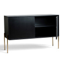 Sideboard \'Frölunda\' - Schwarz/Gold