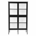 Schrank - Glas / Schwarz L