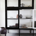 Schrank - Glas / Schwarz L
