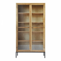 Schrank - Holz / Glas L