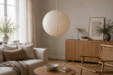 Reispapierlampe \'Lycka\' - Weiß 40cm