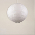 Reispapierlampe \'Lycka\' - Weiß 50cm
