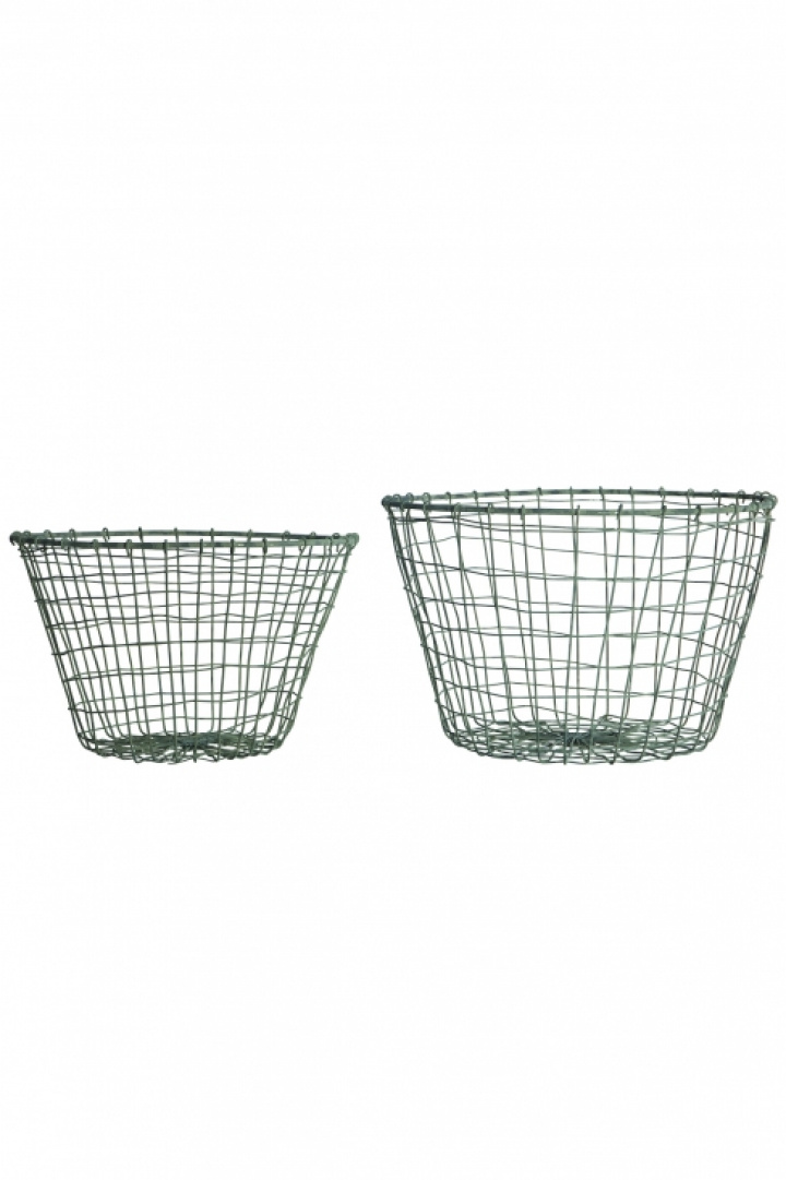 Set mit 2 Körben aus Zink - Hausarzt