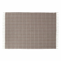 Teppich \'Grid\' 140x200 - Braun/Weiß