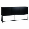 Sideboard \'Line\' - Eiche/Schwarz