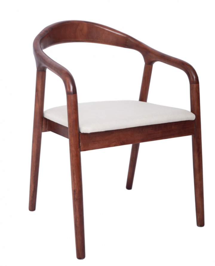 Sessel \'Aspa\' - Dunkelbraun/Beige in der Gruppe Möbel / Stühle und Polstermöbel / Stühle bei Reforma (LINK-SM11-dark-beige)