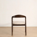 Sessel \'Aspa\' - Dunkelbraun/Beige