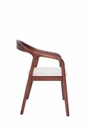 Sessel \'Aspa\' - Dunkelbraun/Beige