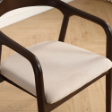 Sessel \'Aspa\' - Dunkelbraun/Beige