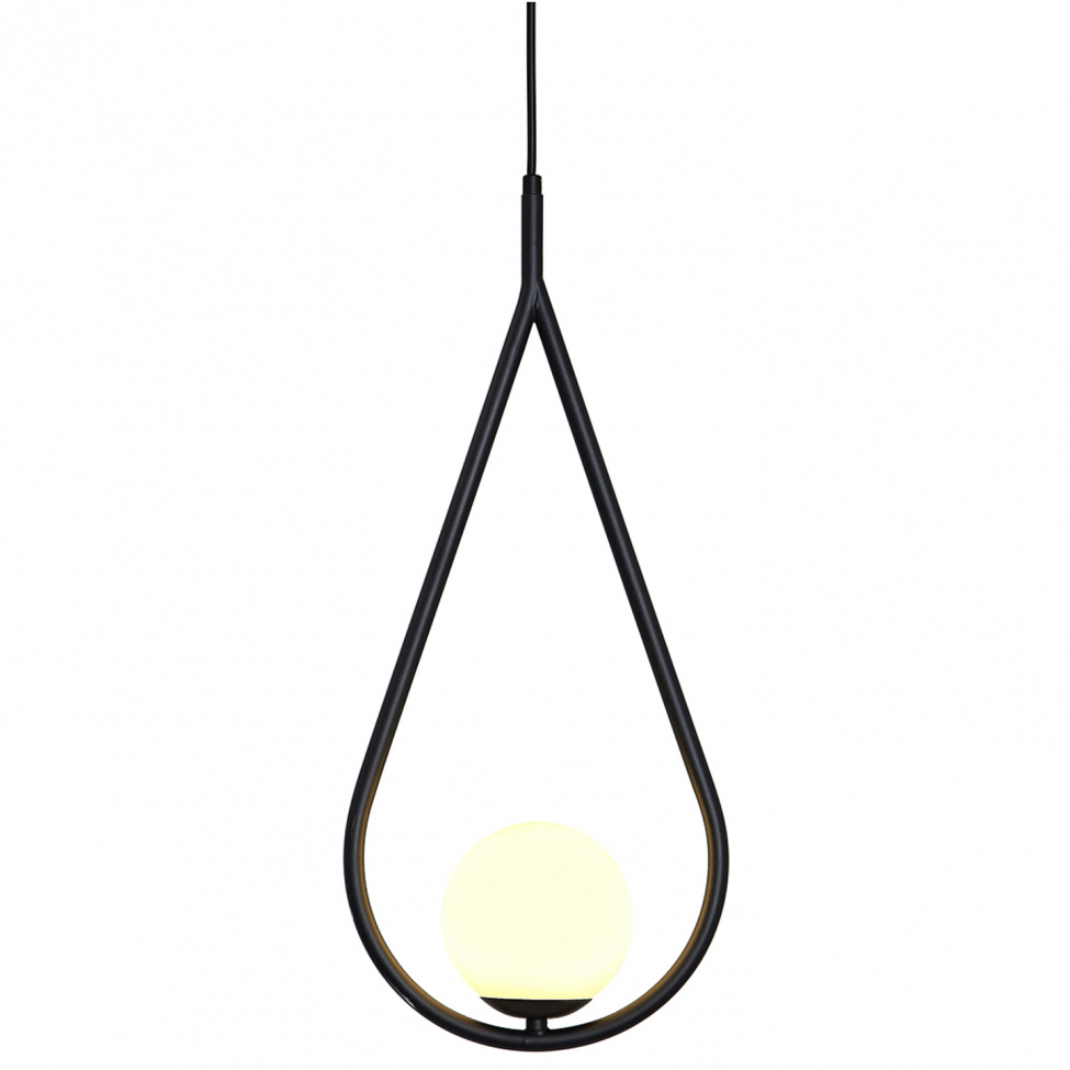 Deckenleuchte \'Drip\' - Schwarz / Glas