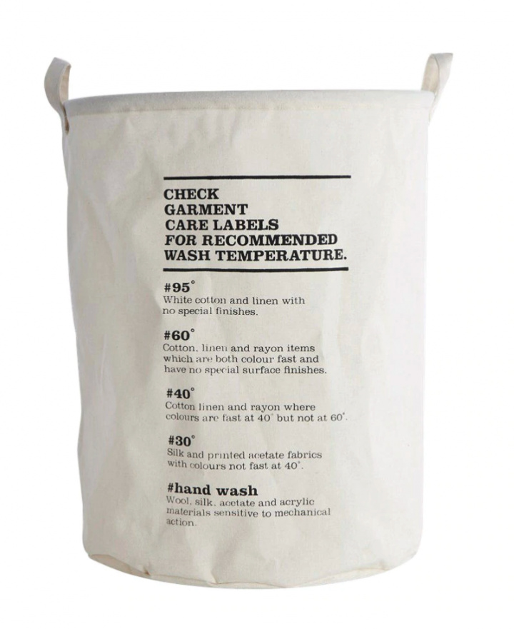 Wäschekorb - Waschanleitung