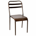 Stuhl \'Vintage\' - Eisen / Braun