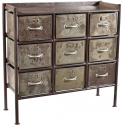 Schrank mit 9 Schubladen - Vintage/Patina