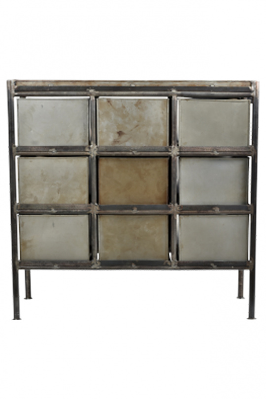 Schrank mit 9 Schubladen - Vintage/Patina