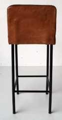 Barhocker - Leder / Metall