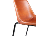 Loungesessel Vintage - Leder/Eisen
