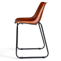 Loungesessel Vintage - Leder/Eisen