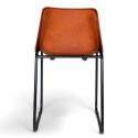 Loungesessel Vintage - Leder/Eisen